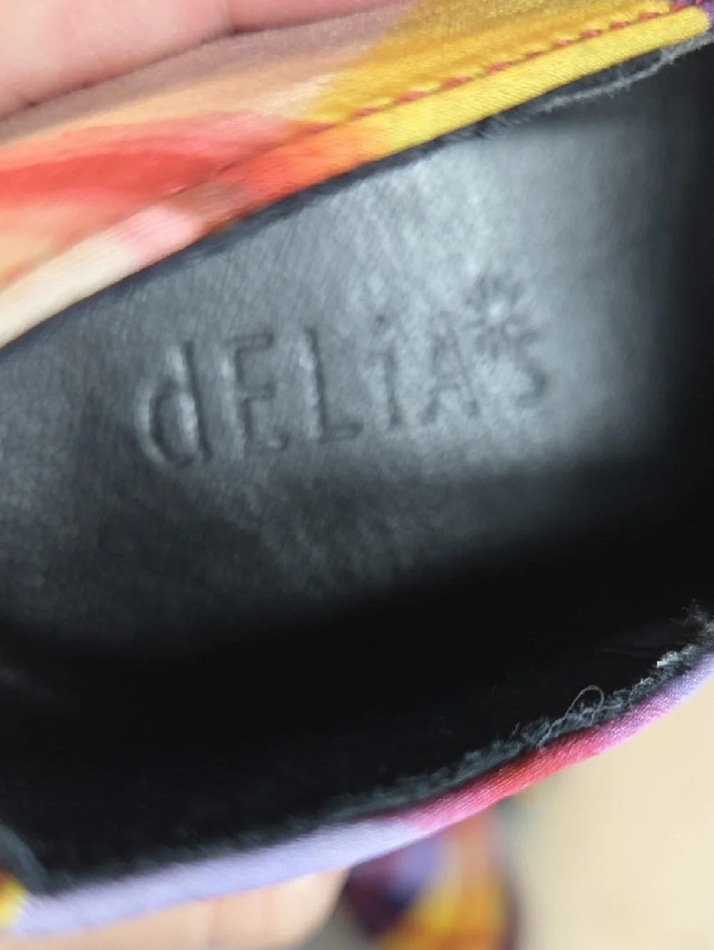 dELiA*s Multicolor Plaid Platform Mary Jane Heels Size 10 *RARE VINTAGE